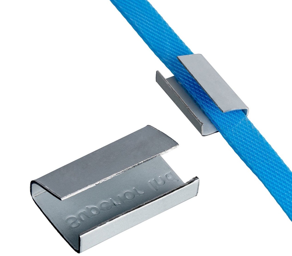 [LMD11650] Metal Seals Heavy Duty - Silver, 19mm, 0.8 Gauge (1000)   