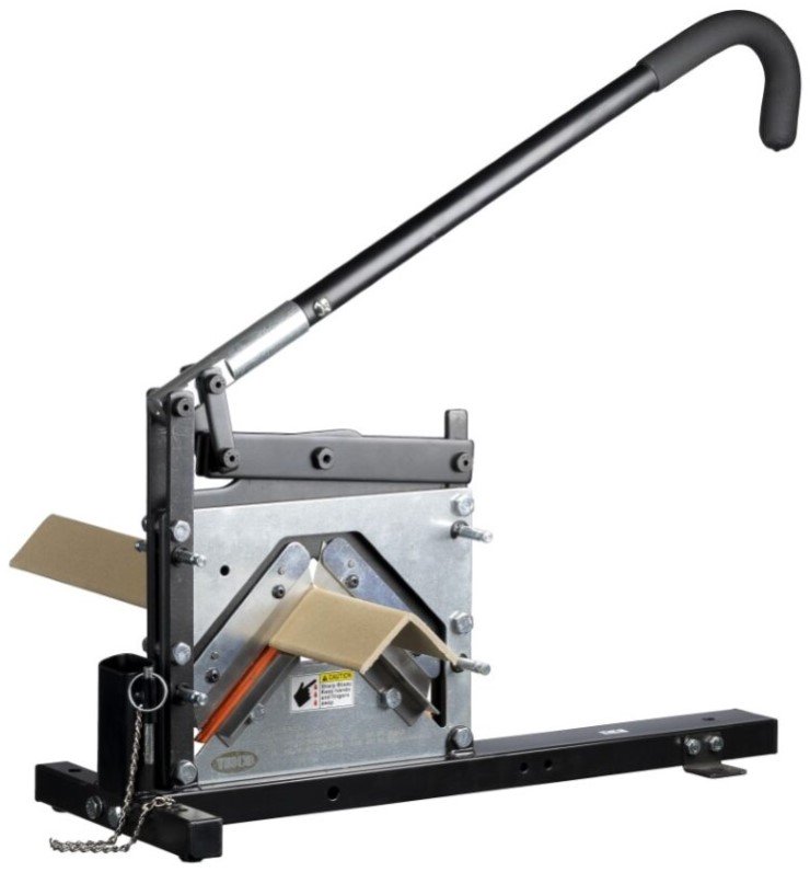 Cardboard Corner Board Cutter - Black, Metal Design (1) 