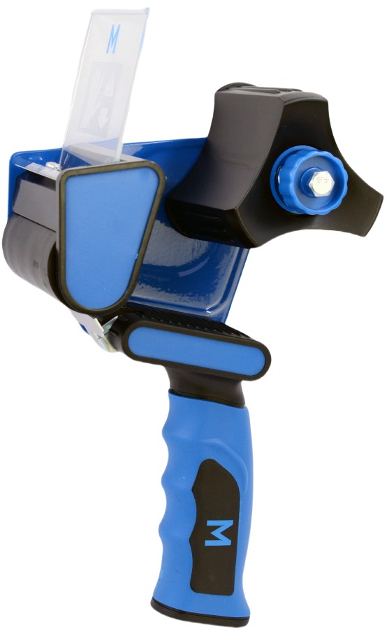 [LMD13525] Pistol Grip Magent Tape Dispenser - Blue/Black, 76mm Core / 72mm Wide (1)             