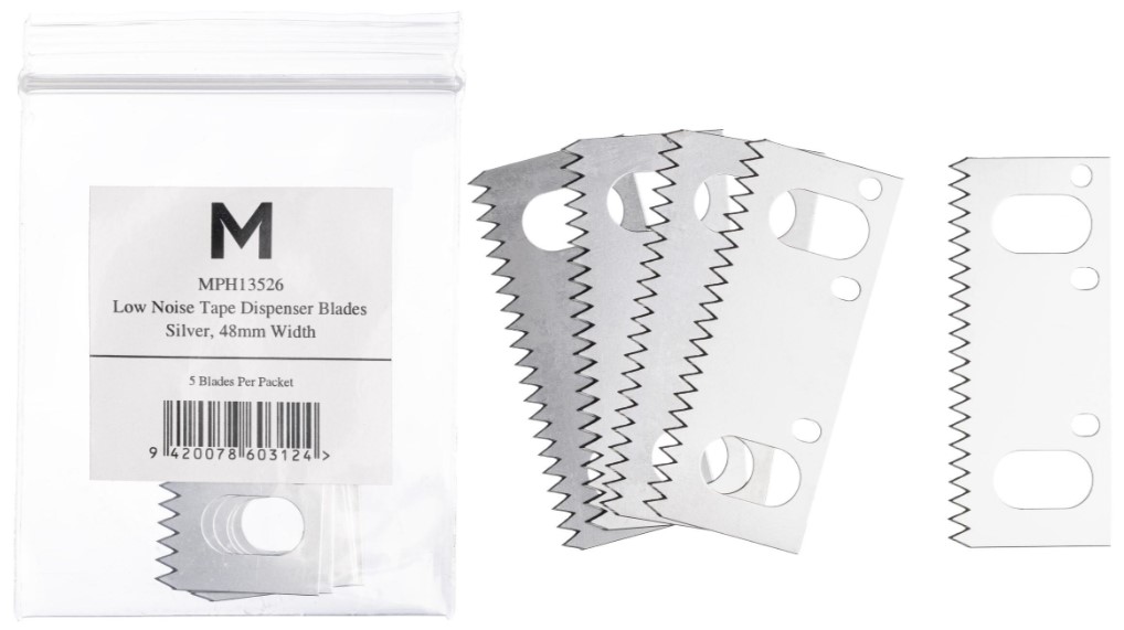 Low Noise Dispenser Replacement Blade - Silver, 48mm Size (5)