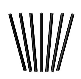 [LMD16542] Paper Regular Flexible Straws - Black, 6mm x 200mm, 300gsm, FSC Mix® (2500)