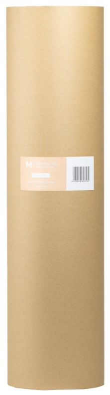 [LMD21340] Kraft Paper Roll - Brown, 900mm x 250m, 80gsm (1)