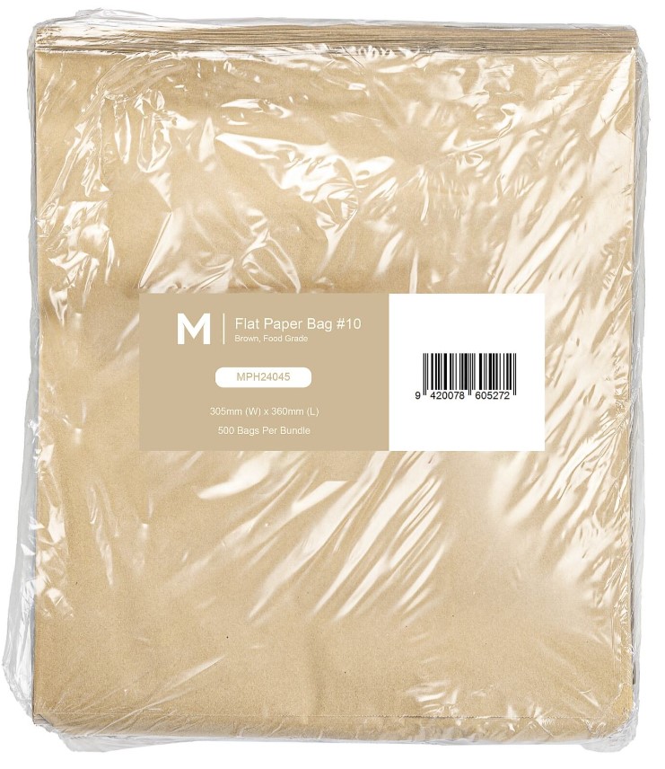 [LMD24045] Paper Bag #10 - Brown, 305mm x 360mm, 50gsm (500) 