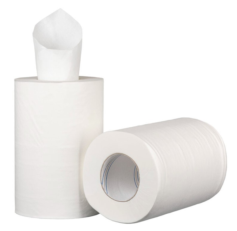 Mini Centre Feed Paper Towel - White, 210mm x 75m, 2 Ply, 40gsm, FSC Mix® (12) *Perforated 