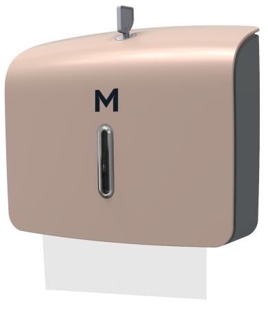 Mini Slimfold Towel Dispenser - Gold, 300 Sheet Capacity (1)