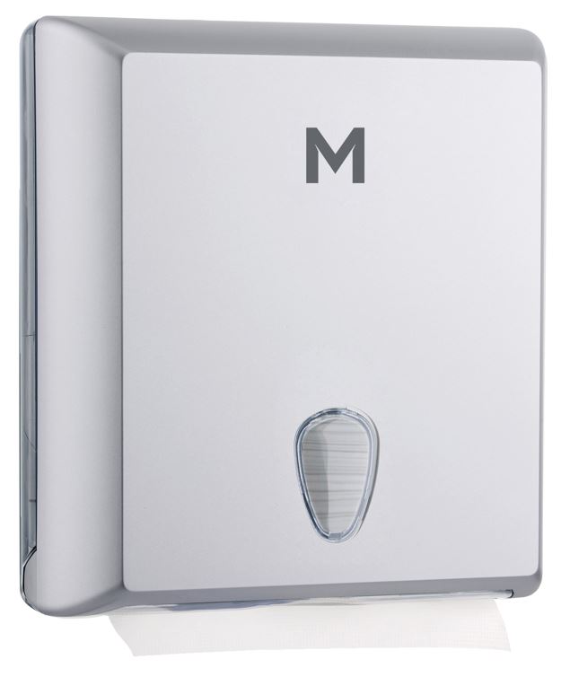 Regular Slimfold Dispenser - Silver, 450 Sheet Capacity (1) 