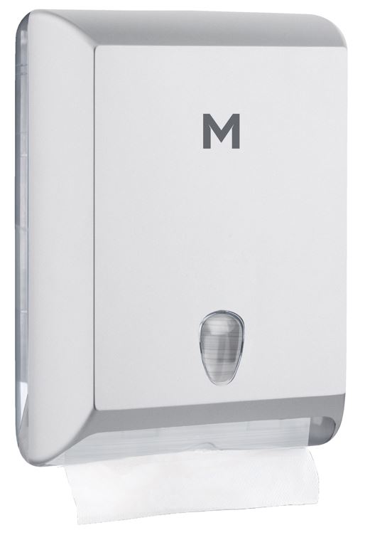 Interfold Towel Dispenser - Silver, 700 Sheet Capacity (1)