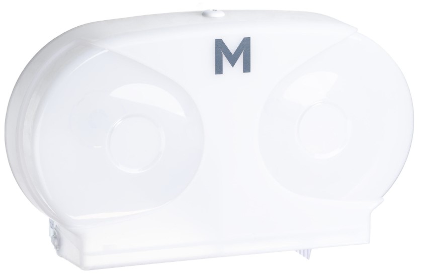 [LMD27535] Household Toilet Roll Dispenser - White, 40mm Core Size (1) 