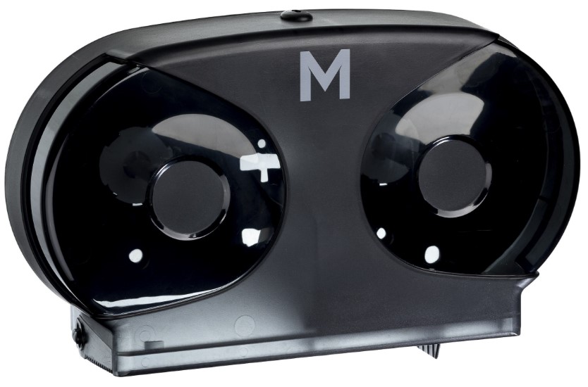 [LMD27545] Household Toilet Roll Dispenser - Black, 40mm Core Size (1) 