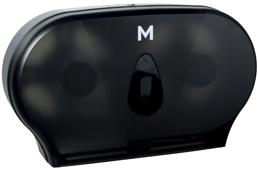 [LMD27563] Double Jumbo Roll Dispenser - Black, 2 Roll Capacity (1)