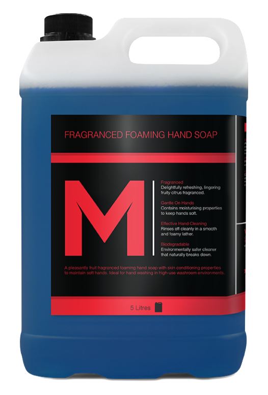 Fragranced Foaming Hand Soap - Clear, 5L Refill Bottle (2)              