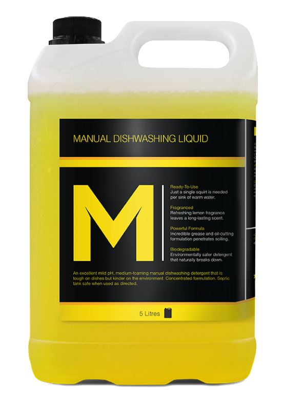 [LMD28110] Manual Dishwashing Liquid - Yellow, 5L Refill Bottle (2) 