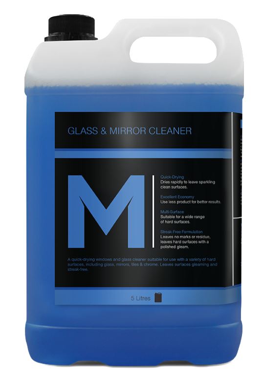 Glass & Mirror Cleaner - Blue, 5L Refill Bottle (2)  