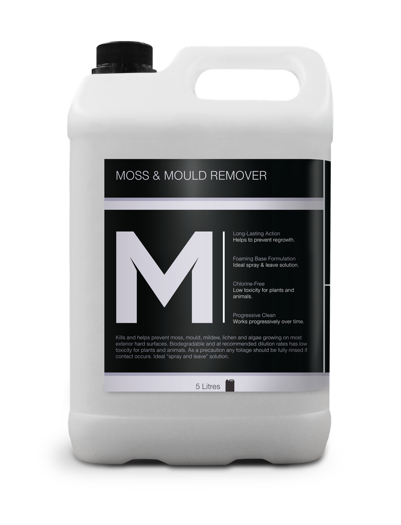 Moss & Mould Remover - Clear, 5L Refill Bottle (2)      