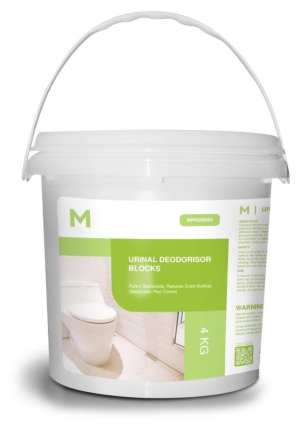 [LMD28550] Urinal Deodorisor Blocks - White, 4.0kg Pail (2)