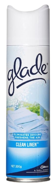 [LMD28705] Manual Aerosol Air Freshener - Clean Linen, 200g (6)