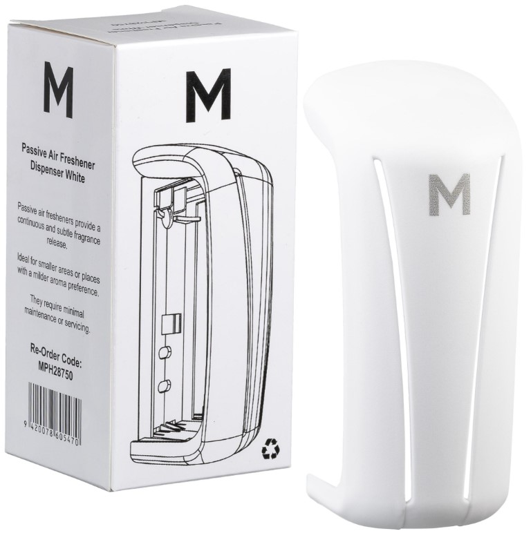 Passive Air Freshener Dispenser - White, Fits Tower Refills (1)