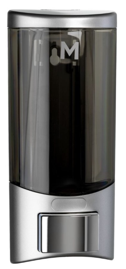 [LMD28973] Liquid Wall Dispenser - Silver, 500ml Capacity (1) *For Hotels/Motels