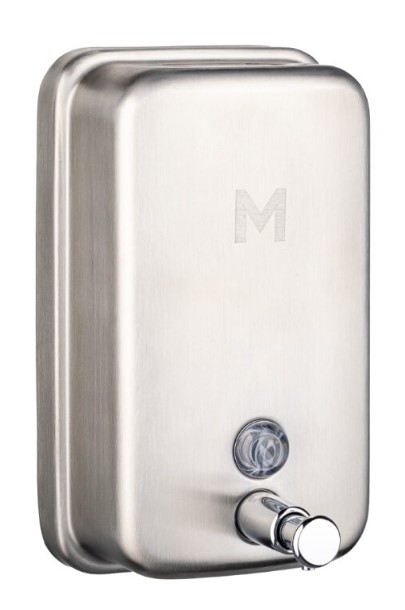 [LMD28995] Stainless Liquid Wall Dispenser - Silver, Vertical, 1200ml Capacity (1)