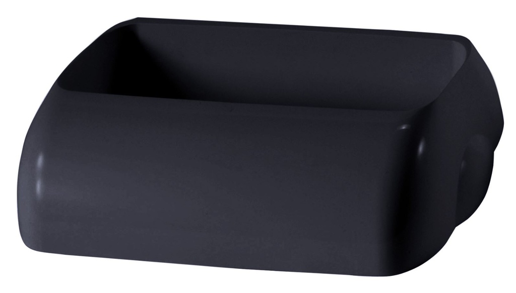 Wall Mount Bin 42L Hidden Lid - Black, Hidden Design (6)