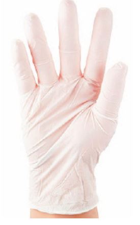 Nitrile Examination Gloves Powder Free - White, L, 240mm Cuff, 5.0g (1000)