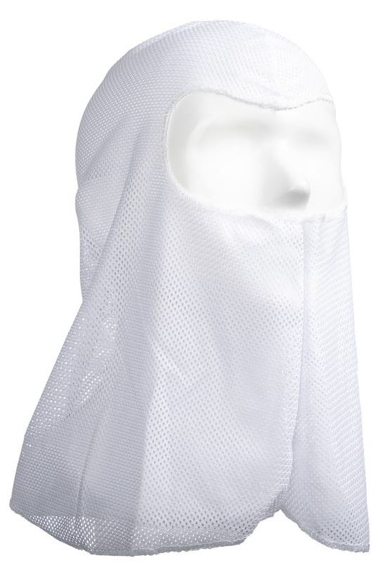 Polycotton Full Face Balaclavas - White, 390mm, Reusable/Washable (200)      
