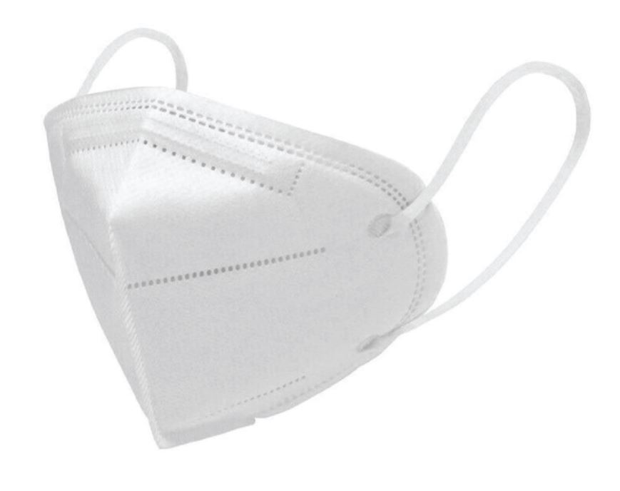 [LMD30135] FFP2 Protective Face Masks - White, 5 Ply, Ear Loop Design (10) EN149:2001+A1:2009