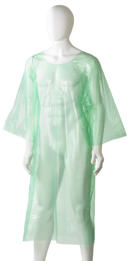 Polyethylene Splash Jacket - Green, 800mm x 1300mm x 30mu (200)    