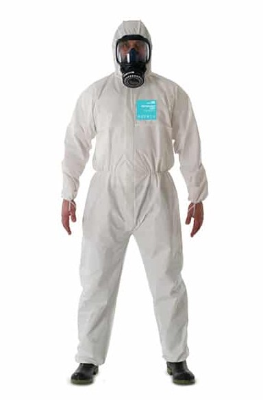 SMS Coverall Type 5/6 - White, L, 50gsm (12) *Breathable Coverall
