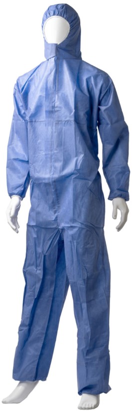 [LMD30735] SMS Coverall Type 5/6 - Blue, 2XL, 50gsm (12) *Breathable Coverall