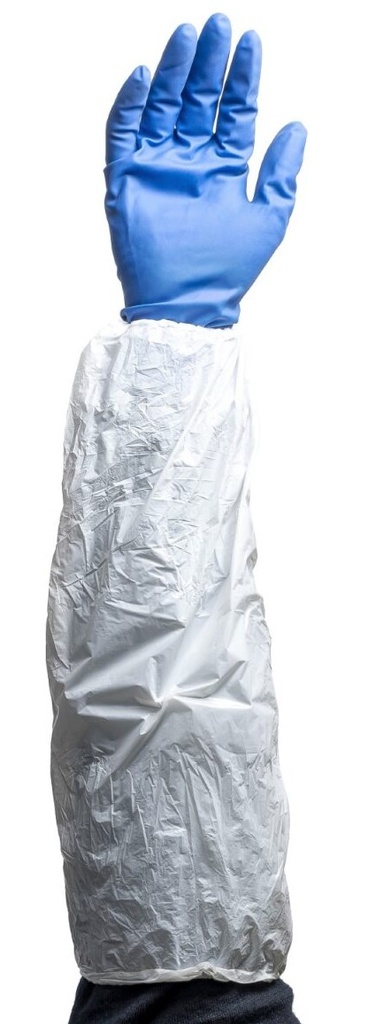 [LMD30850] Polyethylene Sleeve Covers - White, 200mm x 400mm x 20mu (1600)