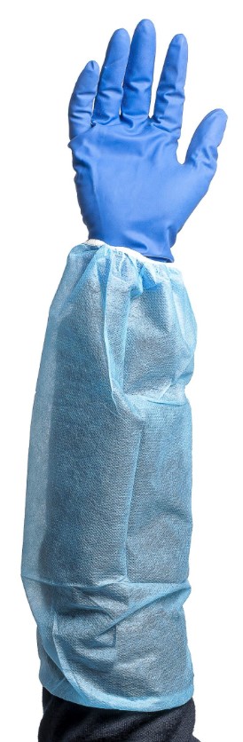 [LMD30865] Polypropylene Sleeve Covers - Blue, 200mm x 400mm x 25gsm (400)