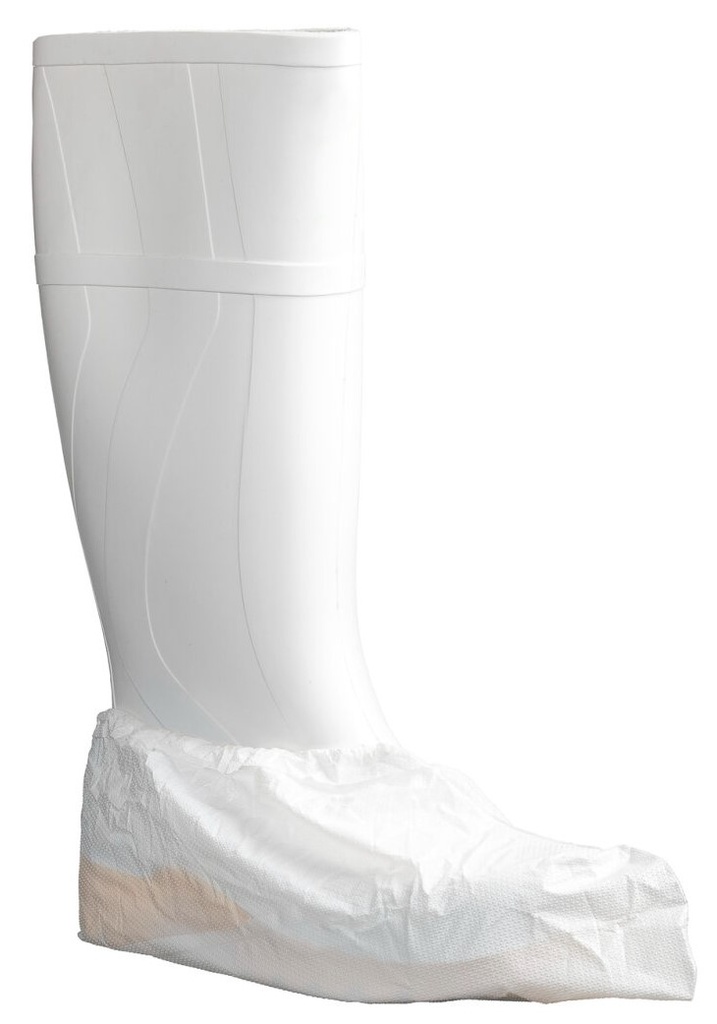 [LMD30918] Laminated CPE Shoe Covers - White, 200mm x 400mm (160) *Double Sole*