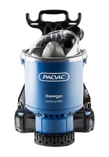 Pacvac Backpack Vacuum - Blue, Superpro Battery 700 (1) 