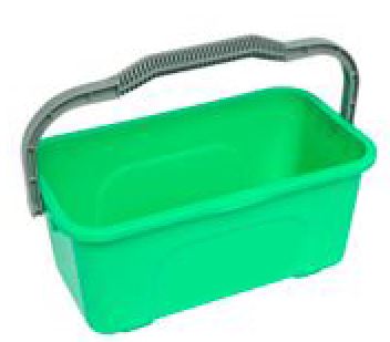 Window Bucket - Green, 12L Capacity (12) 