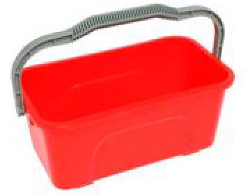 Window Bucket - Red, 12L Capacity (12) 