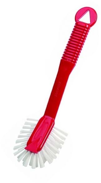 [LMD33260] Radial Dish Brush - Red, Front Scraper (12)