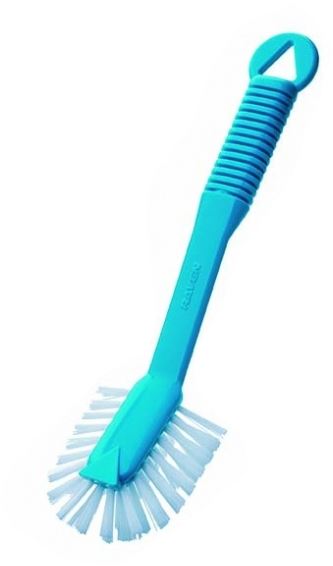 [LMD33275] Radial Dish Brush - Blue, Front Scraper (12)