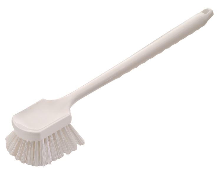 Long Gong Scrubbing Brush - White, 400mm Handle (4)