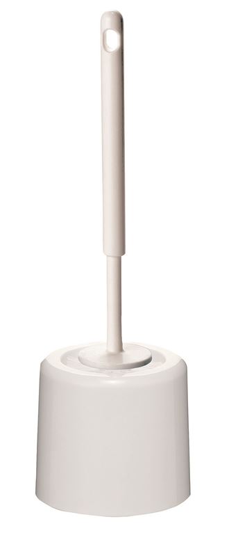 [LMD33470] Round Toilet Tidy Set - White, Plastic (6)