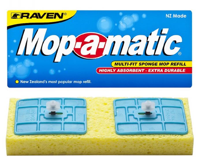 Mop-a-Matic Standard Mop Head - Yellow, 220mm x 22mm x 1200mm (36)