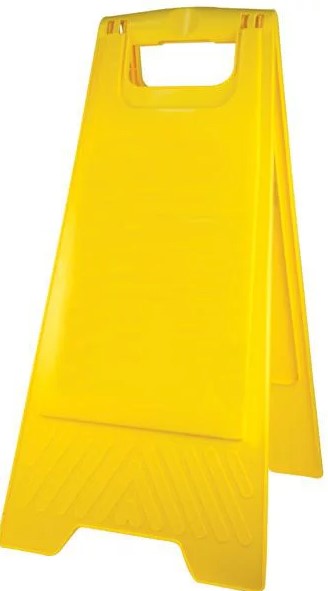 [LMD33973] Safety Sign Blank - Yellow, 290mm x 660mm (10) 