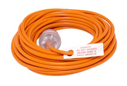 [LMD33999] Extension Lead - Orange, 20m (1)