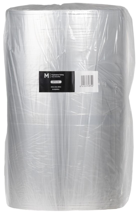 SWS Polyethylene Sheet w/Antistatic - Clear, 500mm x 30kg x 25mu (1)
