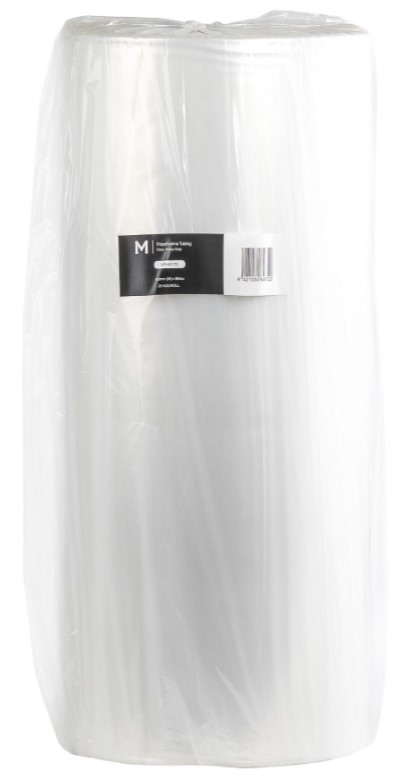 SWS Polyethylene Tubing - Clear, 600mm x 25kg x 80mu (1) 