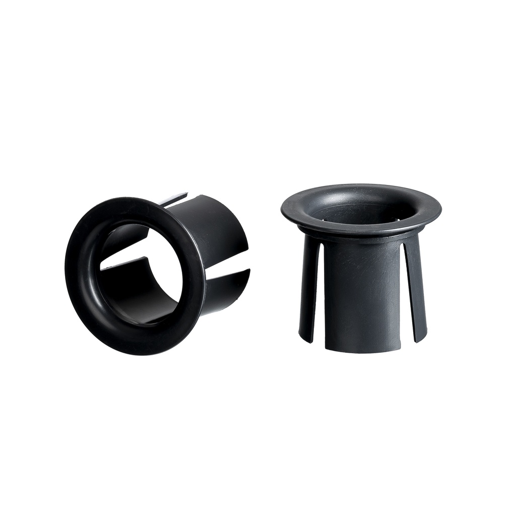 [LMD8800] Plastic Hand Stretch Film End Caps - Black, Fits All Rolls (2)