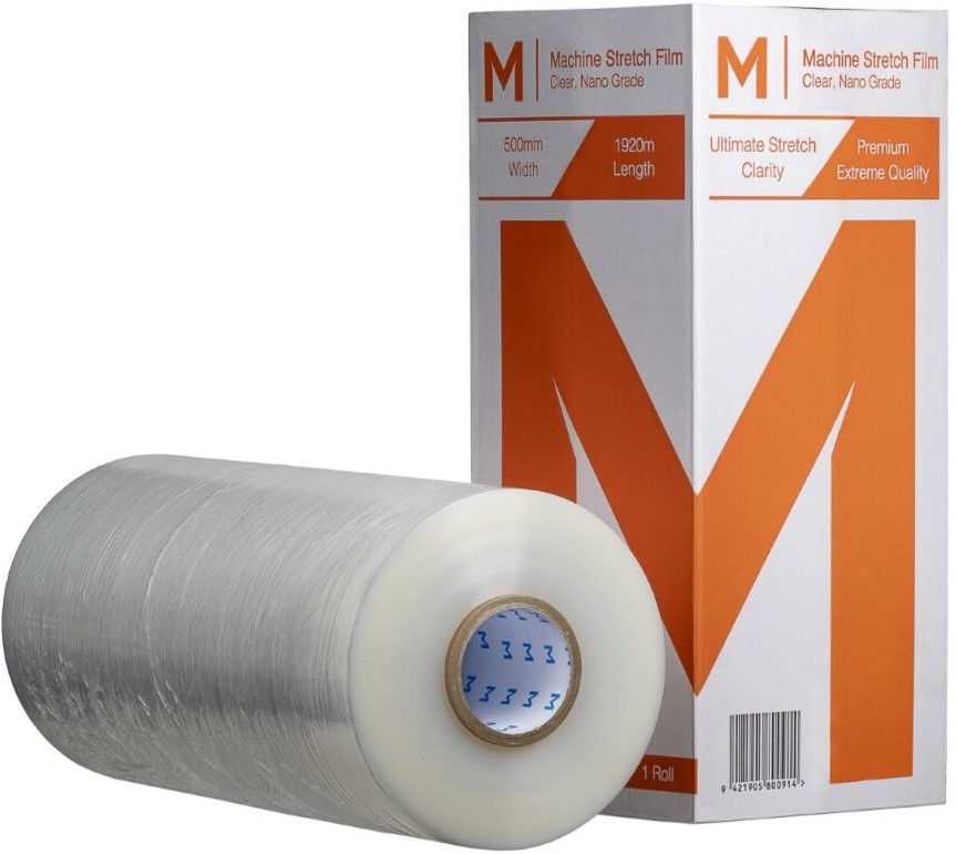 [LMD9200] Cast Machine Stretch Film - Clear, 500mm x 1920m x 17mu (1) 