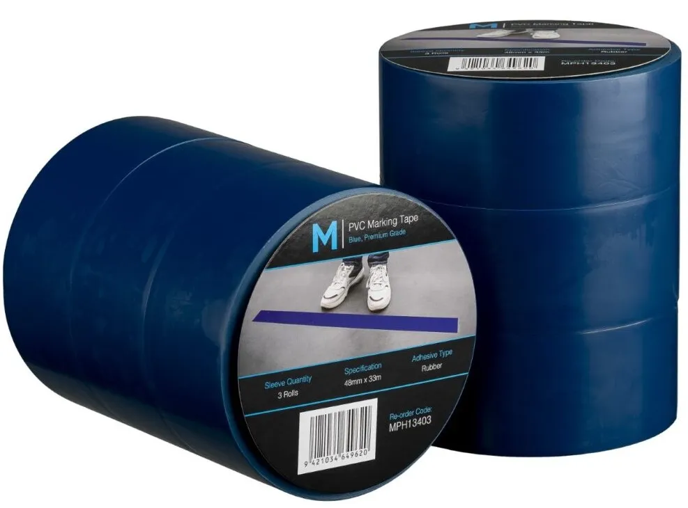 [LMD13403] PVC Floor Marking Tape - Blue, 48mm x 33m x 150mu (18)