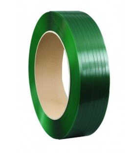 [LMD11130] PET Strapping Band Smooth - Green, 16mm x 1150m x 1.0mm, 700kgf (1)    