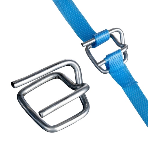 [LMD11620] Wire Buckles Heavy Duty - Silver, 19mm, 0.5 Gauge (1000)                